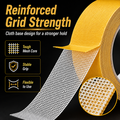Strong Adhesive Double-sided Gauze Fiber Mesh Tape